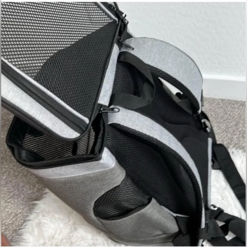 Pet travel carrier back pack (small dog)